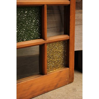 青系色ガラス戸　2枚1組　GD1010Y 