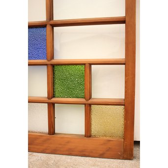 青系色ガラス戸　2枚1組　GD1010Y 