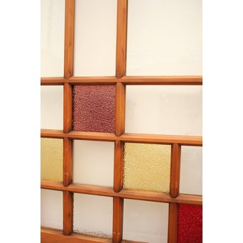 暖色系色ガラス戸　2枚1組　GD1011Y 