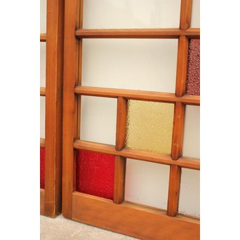 暖色系色ガラス戸　2枚1組　GD1011Y 