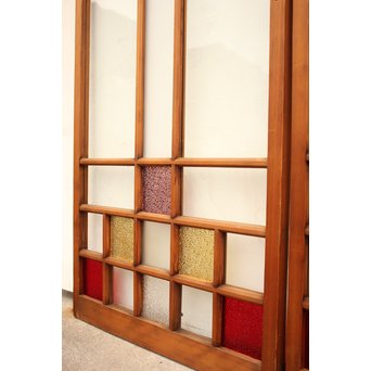 暖色系色ガラス戸　2枚1組　GD1011Y 