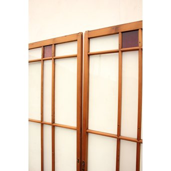 暖色系色ガラス戸　2枚1組　GD1011Y 