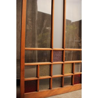 暖色系色ガラス戸　2枚1組　GD1011Y 