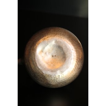 鎚目打出砲口ボウフラ型純錫急須　K403 