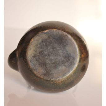 六代玉川堂　口打出下張型鎚起銅製急須　K404 