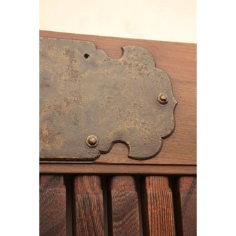 総欅重厚金具格子蔵戸　W523 