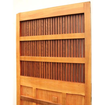 総欅重厚金具格子蔵戸　W523 