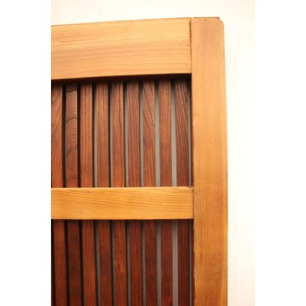 総欅重厚金具格子蔵戸　W523 