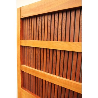 総欅重厚金具格子蔵戸　W523 