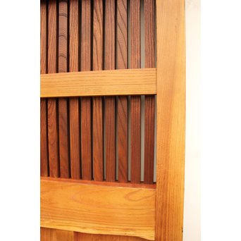 総欅重厚金具格子蔵戸　W523 