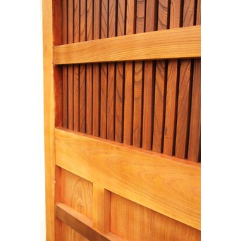 総欅重厚金具格子蔵戸　W523 