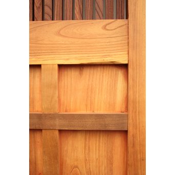 総欅重厚金具格子蔵戸　W523 