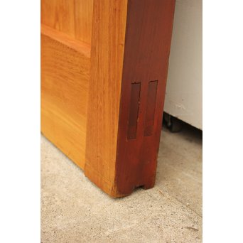 総欅重厚金具格子蔵戸　W523 