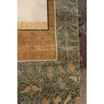 徳本和尚　一行書[南無阿弥陀仏]掛軸　K409 