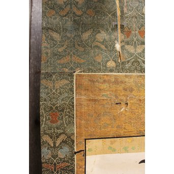 徳本和尚　一行書[南無阿弥陀仏]掛軸　K409 