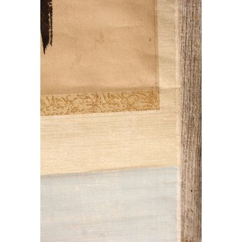 無学宗衍和尚　一行書[南無阿弥陀仏]掛軸　K411 