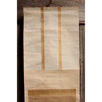 無学宗衍和尚　一行書[南無阿弥陀仏]掛軸　K411 