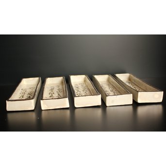 白井半七 乾山写短冊銘々菓子皿　K418 