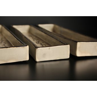 白井半七 乾山写短冊銘々菓子皿　K418 