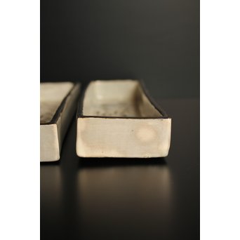 白井半七 乾山写短冊銘々菓子皿　K418 