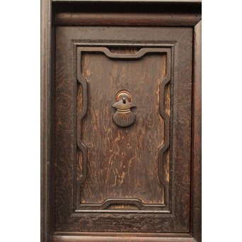 意匠細工茶箪笥/飾棚　I380 