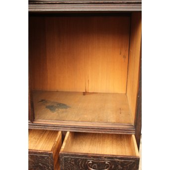 意匠細工茶箪笥/飾棚　I380 