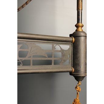 銀杏意匠2灯シャンデリア照明　A1662 