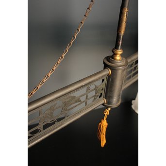 銀杏意匠2灯シャンデリア照明　A1662 