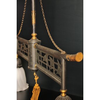 銀杏意匠2灯シャンデリア照明　A1662 