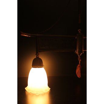 銀杏意匠2灯シャンデリア照明　A1662 