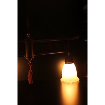 銀杏意匠2灯シャンデリア照明　A1662 