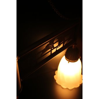 銀杏意匠2灯シャンデリア照明　A1662 