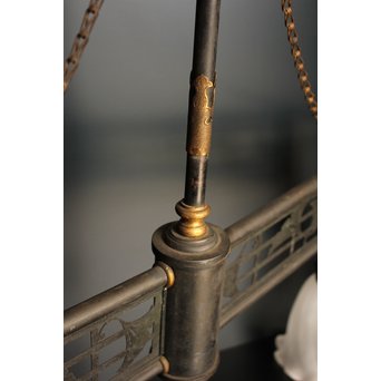 銀杏意匠2灯シャンデリア照明　A1662 