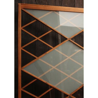 菱形市松模様ガラス建具　GD1017 