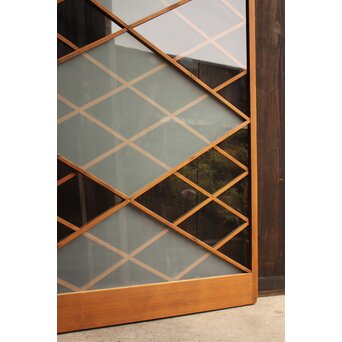 菱形市松模様ガラス建具　GD1017 