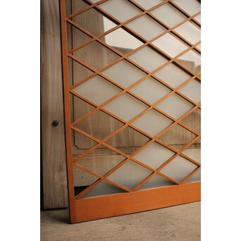 菱形市松模様ガラス建具　GD1017 