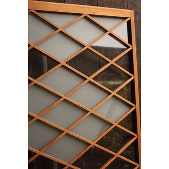 菱形市松模様ガラス建具　GD1017 菱形で市松になる様なデザイン