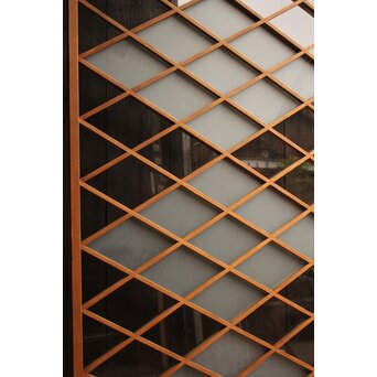 菱形市松模様ガラス建具　GD1017 