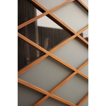 菱形市松模様ガラス建具　GD1017 