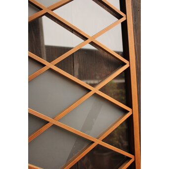 菱形市松模様ガラス建具　GD1017 