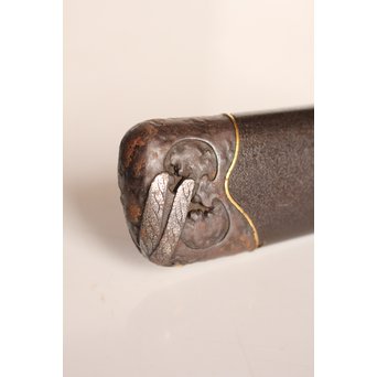 後藤誠意銘 日本刀拵 刀装具 勝虫と蜘蛛　S2899 