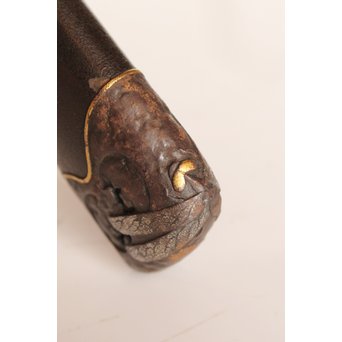 後藤誠意銘 日本刀拵 刀装具 勝虫と蜘蛛　S2899 