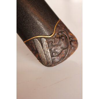 後藤誠意銘 日本刀拵 刀装具 勝虫と蜘蛛　S2899 