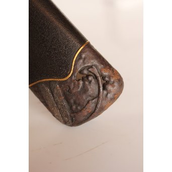 後藤誠意銘 日本刀拵 刀装具 勝虫と蜘蛛　S2899 