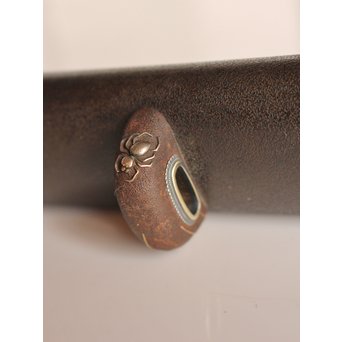 後藤誠意銘 日本刀拵 刀装具 勝虫と蜘蛛　S2899 