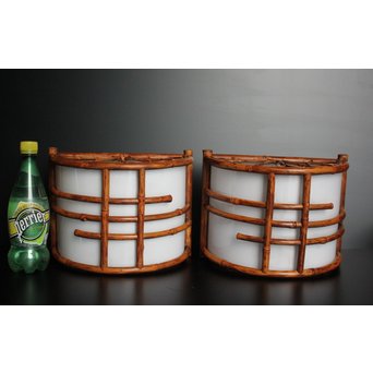 班竹の照明カバー 2個1組　A1668 