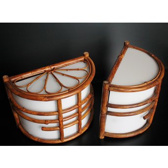 班竹の照明カバー 2個1組　A1668 