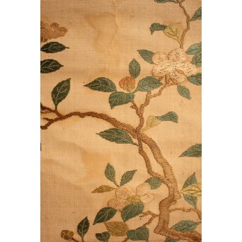 明治刺繍掛物/掛軸　K434 