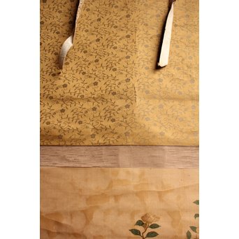 明治刺繍掛物/掛軸　K434 