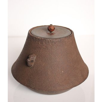 表千家十二世 惺斎好  富士型茶釜　K437 